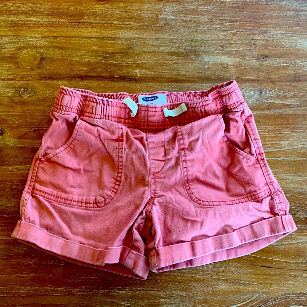 Old Navy Girls 10-12 khaki elastic waist shorts